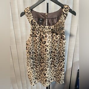 Leopard Print Women's Top